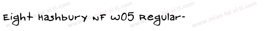 Eight Hashbury NF W05 Regular字体转换